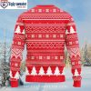 Gifts For Chiefs Fans – Cardigan Style Kansas City Chiefs Ugly Christmas Sweater