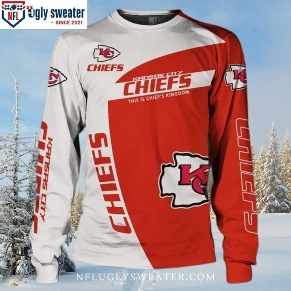 Kansas City Chiefs This Is Chief’s Kingdom Ugly Christmas Sweater