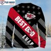 Kansas City Chiefs American Flag Ugly Christmas Sweater