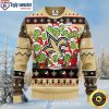 Santa Coming Down Chimney – New Orleans Saints Ugly Xmas Sweater