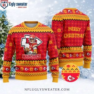 Patrick Mahomes Allen Merry Xmas Kc Chiefs Ugly Christmas Sweater