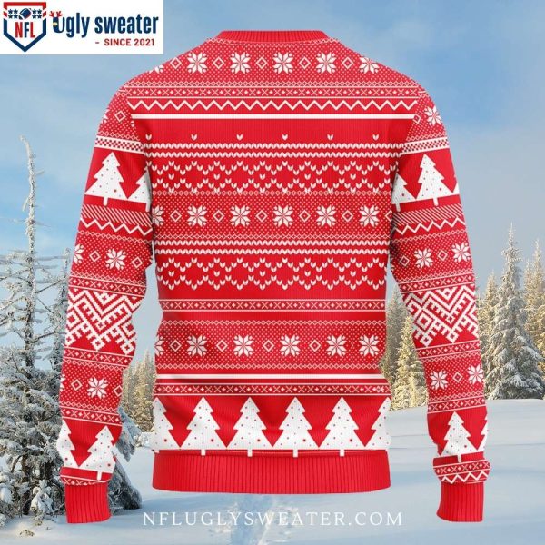 Kansas City Chiefs Ugly Christmas Sweater – Groot Hugging Football