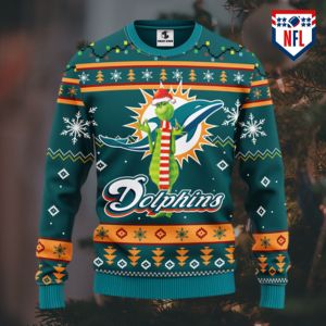 Miami Dolphins Ugly Christmas Sweater