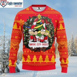 Kansas City Chiefs Snoopy Dog Holiday Sweater – Unique Gift For Fans