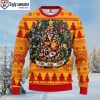 Kansas City Chiefs Ugly Christmas Sweater – Festive Logo Print With Christmas Hat