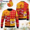 Ugly Christmas Sweater – Kansas City Chiefs Theme With Logo