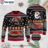 Personalized Kansas City Chiefs Ugly Christmas Sweater With Stadium Motifs