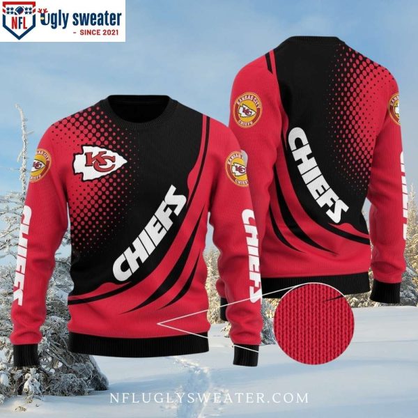 Kansas City Chiefs Logo Print Men’s New Style Ugly Christmas Sweater