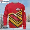 NFL Kc Chiefs Kingdom Holiday Sweater – Skull Flower Edition