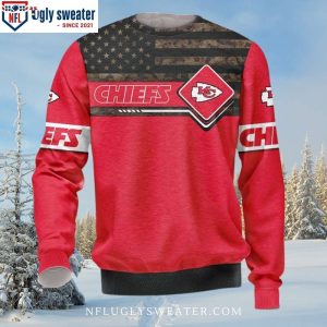 Limited Edition Chiefs Kingdom American Flag Sweater – Unique Gift For Fans