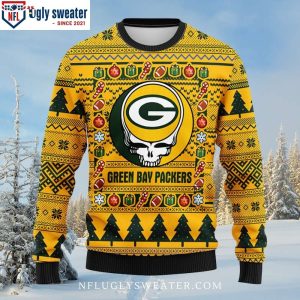 A Blend Of Unique Grateful Dead Design – Packers Ugly Sweater