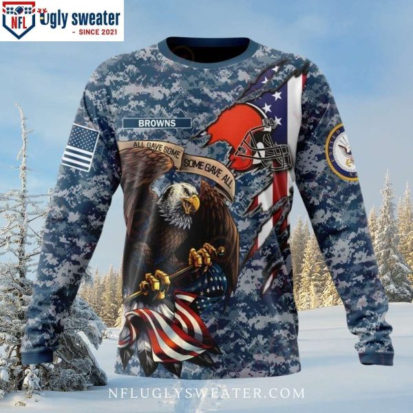 All Gave Some – Some Gave All – Cleveland Browns Ugly Sweater