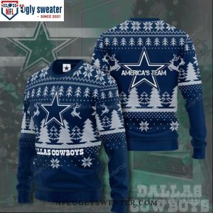 America’s Team Criminal Minds Dallas Cowboys Christmas Ugly Sweater – Ideal Gift