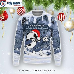 American Football Team Seahawks The Peanuts Snoopy Ugly Christmas Sweater