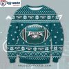 Score Big On Style – Football Helmet Pattern – Ny Giants Ugly Sweater