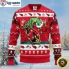 Arizona Cardinals Ugly Sweater With Skeleton And Hoodie Design