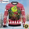 Arizona Cardinals Grinch Santa Theme Ugly Xmas Sweater