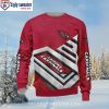 Tampa Bay Buccaneers Red And White Festive Christmas Sweater