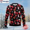 Classic Snowflakes Pine Trees Carolina Panthers Ugly Sweater