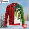 Atlanta Falcons Grinch Red Ugly Christmas Sweater With Team Logo