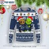 Black Blue White Curved – NFL Dallas Cowboys Custom Name Ugly Christmas Sweater