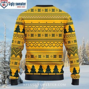 Baby Groot Hug NFL Football – Packers Ugly Christmas Sweater