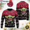 Festive Carolina Panthers Football Ugly Christmas Sweater