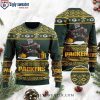 Big Logo Curve Texture Elevates Green Bay Packers Ugly Christmas Sweater