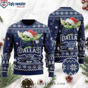 Baby Yoda EST 1986 Dallas Cowboys Christmas Ugly Sweater – Gift For Fan