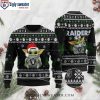 American Flag Oakland Raiders Ugly Christmas Sweater – Unique Gift Idea