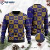 Baltimore Ravens Christmas Sweater – Logo Pattern Ugly Sweater