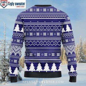 Baltimore Ravens Christmas Sweater With Grateful Dead Artwork 1