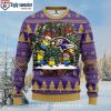 Baltimore Ravens Ugly Christmas Sweater – Logo And Team Colors