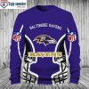 Baltimore Ravens Gifts – Ugly Christmas Sweater With Logo Design