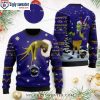 NFL Patriots American Football Team Cardigan Style Ugly Christmas Sweater