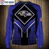 Baltimore Ravens Gifts – Ugly Christmas Sweater With Logo Design