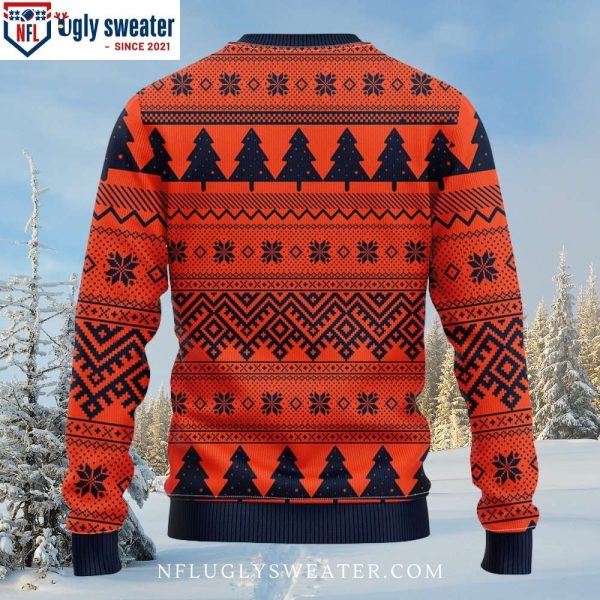 Bears Ugly Sweater – Logo Print With NFL Chicago Bears Minion