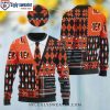 Bengals Christmas Cool Reindeer – Logo Print Ugly Sweater