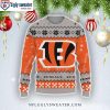 Bengals Cardigan-Style Ugly Sweater – Festive Christmas Gift