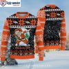 American Football Helmet Motifs Denver Broncos Ugly Christmas Sweater