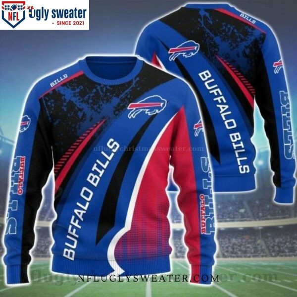 Buffalo Bills Logo Printed Ugly Christmas Sweater – Gifts For Him