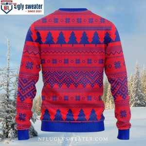 Buffalo Bills Tree Ball Ugly Christmas Sweater With Wreath Design