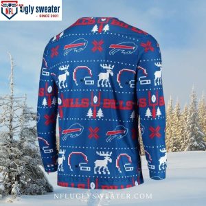 Buffalo Bills Ugly Christmas Sweater Spread Holiday Joy 2 3