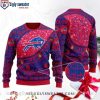 Buffalo Bills Snowflakes And Reindeer – Ugly Bills Sweater