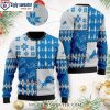 All I Want For Christmas Is Detroit Lions Ugly Sweater – Custom Name Number