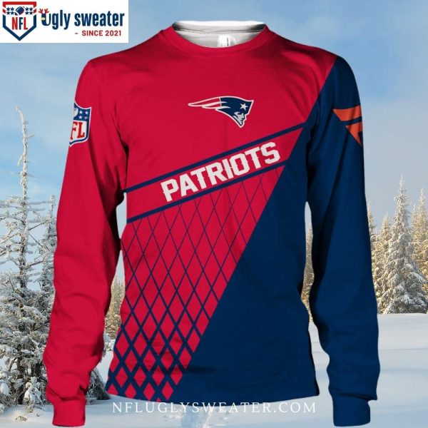 Celebrate With Patriots Spirit – NFL Ugly Christmas Sweater For Fans