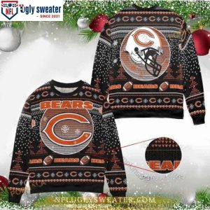 Chicago Bears All Over Print Ugly Christmas Sweater – Unique Gift For Fans