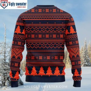 Chicago Bears Christmas Sweater – Logo Print With Grateful Dead Theme