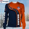 Chicago Bears Logo Print Snoopy Show Football Helmet Sweater