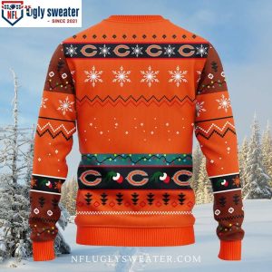 Chicago Bears Ugly Christmas Sweater – Logo Print, 12 Grinch Xmas Day